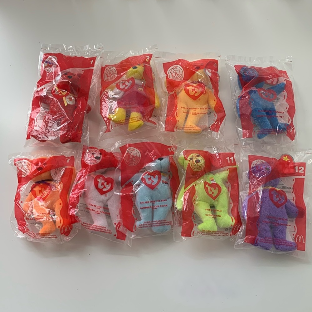 McDonald’s Happy Meal 2004 Ty Beanie Babies Lot collectible NWT.